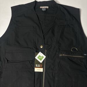 New 5.11 Tactical Vest Men Concealed Carry Utility Hunting Fishing Black XXL